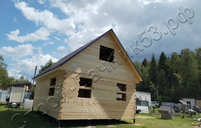 3 Брусовой дом К-34, 6х9м, 94.5 М², Московская область, Талдомский район, СНТ Норд. (4)